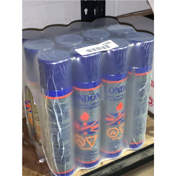 London Butane Refills Case lot of 12 x 400ml