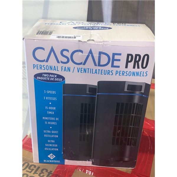 Cascade Por Personal Fan two pack - OPEN BOX ITEM, SOLD AS IS