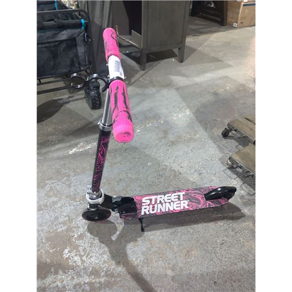 Street Runner Scooter folding - OPEN BOX ITEM, SOLD AS IS