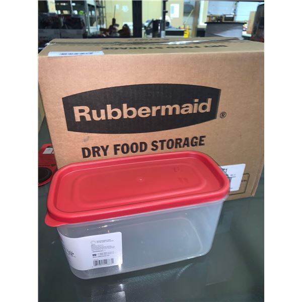 Rubbermaid 3 lbs containers Case lot of 6