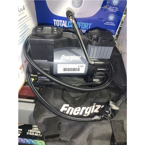 Energizer Portable 12V Air compressor - OPEN BOX ITEM, SOLD AS IS