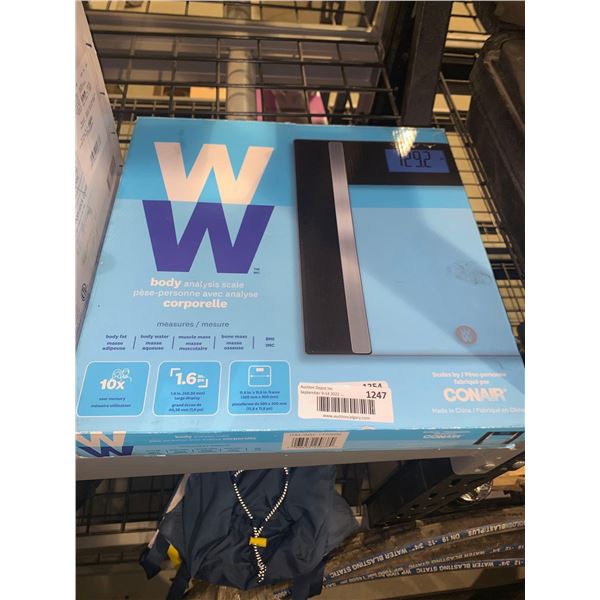 Weight Watchers Digital Scale - OPEN BOX ITEM, SOLD AS IS