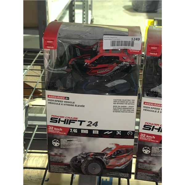 Power Craze Shift 2.4V RC Car - OPEN BOX ITEM, SOLD AS IS