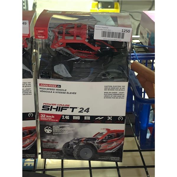 Power Craze Shift 2.4V RC Car - OPEN BOX ITEM, SOLD AS IS