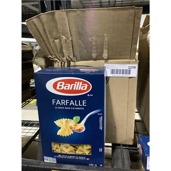 Barilla Bow Tie Pasta Case lot 12 x 410