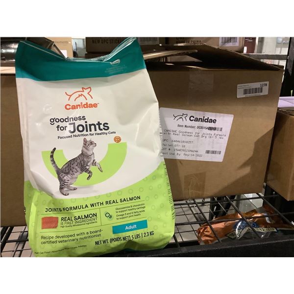 Canidae Real Salmon Cat Food Case lot 6 x 5lbs