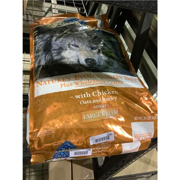 Blue Buffalo chicken Dog Food 24lbs