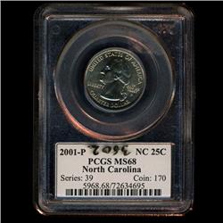 2001p US NC Quarter Graded MS68 (COI-3602)