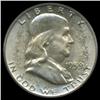 Image 1 : 1959 Franklin Half FBL Choice Unc Graded (COI-3703)