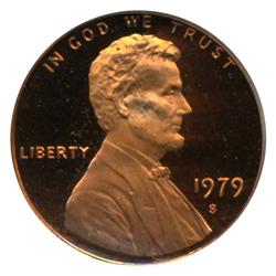 1979S Type 2 PROOF Lincoln Cent Coin Graded PR6 DCAM Red (COI-4278)