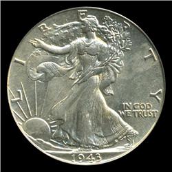 1943 Walking Liberty Half GEM Uncirculated (COI-4361)
