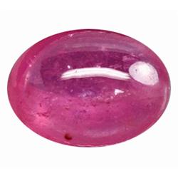 3.15ct Luxurious Oval Cab Red Pink Natural Ruby Madagascar (GEM-10389)