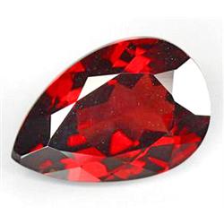 4.10ct Top Pear Shape Red Pink Rhodolite Garnet VVS (GEM-10405)