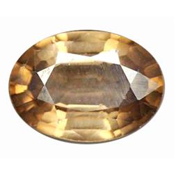 1.3ct Museum Class Unheated Red Natural Zircon Cambodia VVS (GEM-10486)