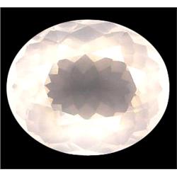 36.16ct Oval Top AAA Sweet Pink Quartz VVS (GEM-10559)