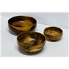Image 1 : Lathed Wood Creations - Bowl Set of 3
