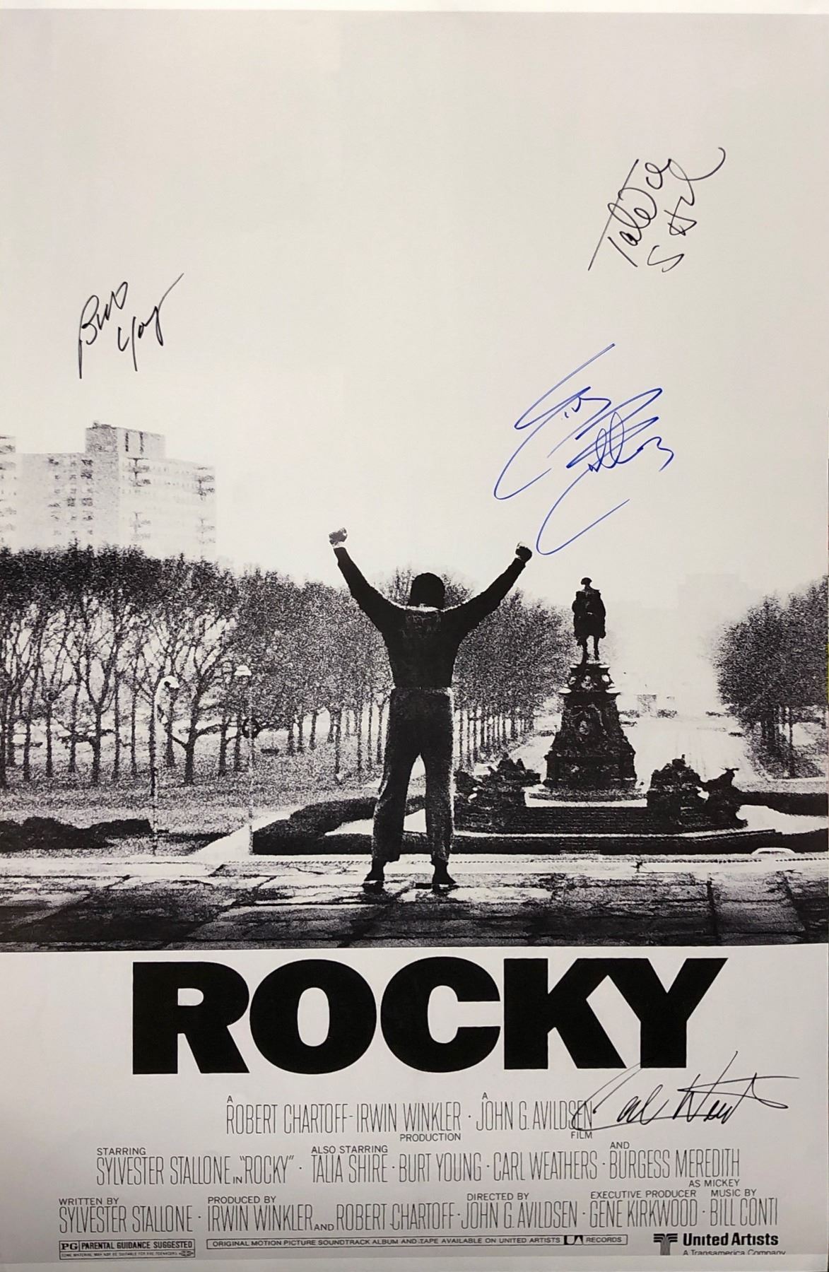 Rocky Sylvester Stallone Poster Autographed Signed rocky-sylvester-stallone-poster-autographed-signed