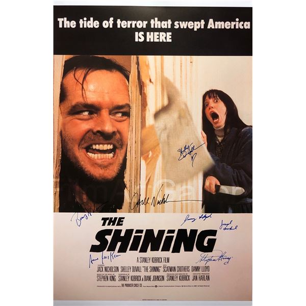 Shining Poster Jack Nicholson Shelly Duvall Autographed Signed