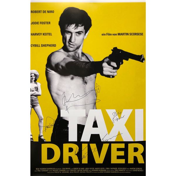Taxi Driver Poster Robert De Niro Autographed Signed