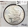 Image 1 : 1886-S Morgan Silver Dollar BU