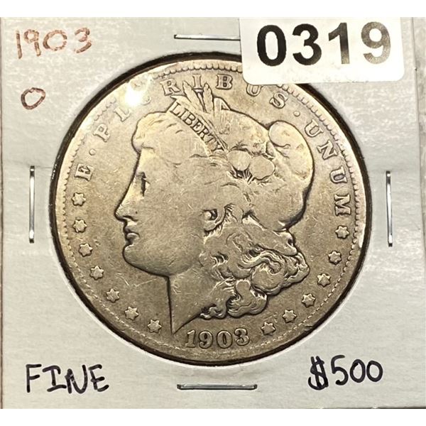 1903-O Morgan Silver Dollar LIGHTLY CIRCULATED
