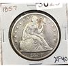 Image 1 : 1857 Seated Liberty Dollar LIGHTLY CIRCULATED