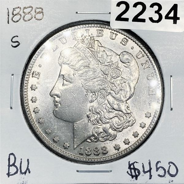 1888-S Morgan Silver Dollar - BU