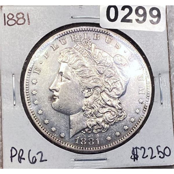 1881 Morgan Silver Dollar CHOICE PROOF
