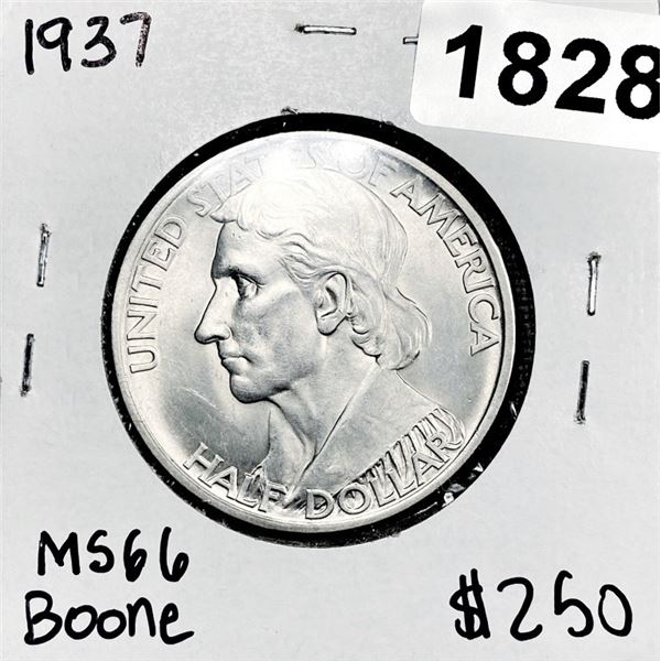 1937 Boone Half Dollar -MS66