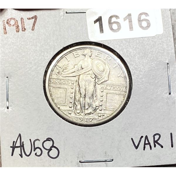 1917 Ty. 1 Standing Liberty Quarter HIGH GRADE