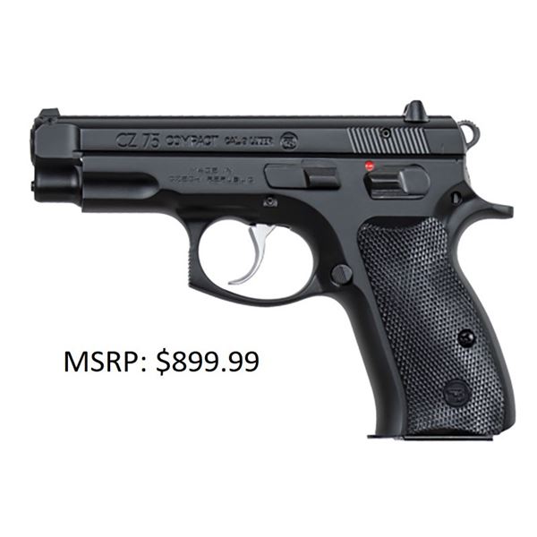 CZ 75 Compact, 9mm, 3.75" Barrel,