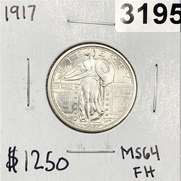 1917 Standing Liberty Quarter -MS64 FH