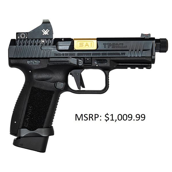 Canik TP9 ELITE COMBAT EXEC Black/Gold 9mm