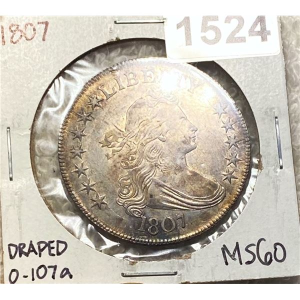 1807 Draped Bust Half Dollar BU