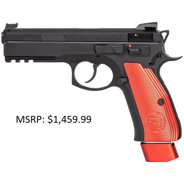 CZ-USA 75 SP-01 Red Grips 9mm Comp 21rd