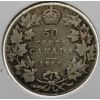 Image 1 : 1910 CANADA SILVER 50 CENTS COIN