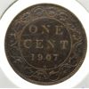 Image 1 : 1907 H LARGE CANADA ONE CENT COIN