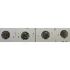 Image 2 : 1958 1959 1960 1961 LARGE CANADA 5 CENT COINS