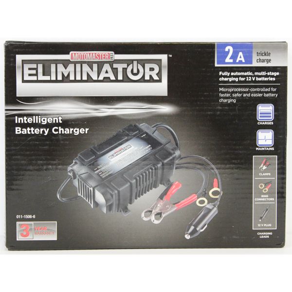 MOTOMASTER ELIMINATOR INTELLIGENT BATTERY CHARGER