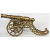 Image 1 : ORNATE BRASS ORNAMENTAL CANNON