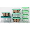 Image 1 : 9 ANCHOR HOCKING GLASS BAKEWARE W/LIDS