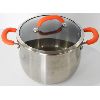 Image 1 : RACHEL RAY 8 QT STAINLESS STEEL STOCK POT WITH LID