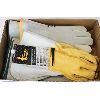 Image 1 : 4 PAIRS OF NEW LEATHER WORK GLOVES