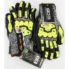 Image 1 : 2 PAIR BDG IMPACT/CUT RESISTANT LVL 5 HI-VIZ WORK GLOVES SIZE L