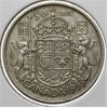 Image 1 : 1953 NSF LARGE DATE CANADA SILVER 50 CENTS COIN