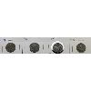 Image 1 : 1929 1931 1939 1940 CANADA 5 CENT COINS