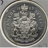 Image 1 : 1963 CANADA SILVER 50 CENTS COIN