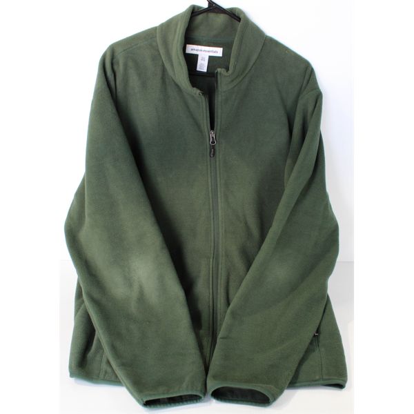 AMAZON ESSENTIALS FLEECE ZIP UP JACKET