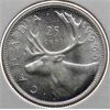 Image 1 : 1960 CANADA SILVER 25 CENTS COINS