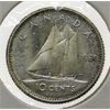 Image 1 : 1960 CANADA SILVER 10 CENTS COIN